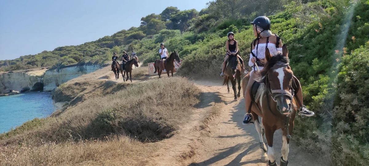 Escursione a Cavallo sulla Scogliera di Sant’Andrea